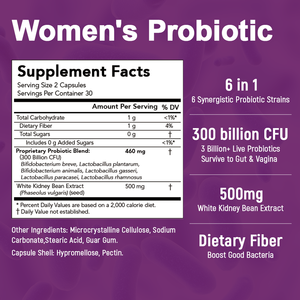 Enzimas Digestivas y Probióticos Chinaherbs para Mujeres, 300 Mil Millones de UFC, Suplemento para el Equilibrio Vaginal, Seguro para Mujeres Embarazadas - Product Image 6