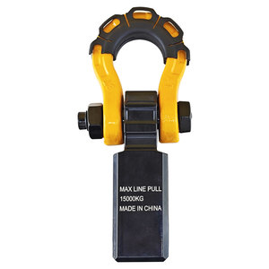 4*4 phục hồi off road Hitch Receiver còng 2 inch với 3/4 "D vòng còng - Product Image 4