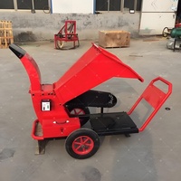 Broyeur de bois diesel mobile, petit broyeur de branches portable, broyeur de branches de palmier pour ferme