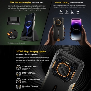 Teléfono Robusto <span class=keywords><strong>Ulefone</strong></span> <span class=keywords><strong>Armor</strong></span> 26 Ultra Global 15600mAh 200MP 120W, 12GB+512GB 6.78 Pulgadas Android <span class=keywords><strong>13</strong></span> Octa Core 5G Teléfono Móvil Inteligente - Product Image 5
