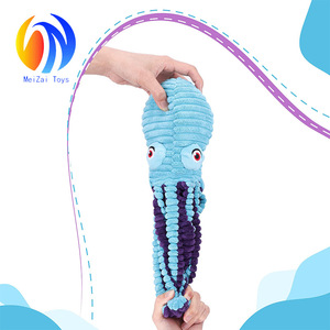 Jouet à mâcher pour chien MeiZai Toys Octopus, jouet en peluche durable pour animaux de compagnie, pour la dentition - Product Image 3