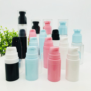 Loción Crema Probador Vial 5ml 10ml 15ml Plástico Rosa Azul Negro Blanco Viales Loción vacía Muestras Botellas - Product Image 2