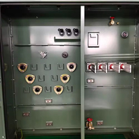 Transformateur haute tension triphasé Dyn1 500kVA-1500kVA monté sur socle 60Hz Cuivre/Aluminium Refroidissement ONAN