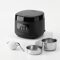 Cuisinière à riz intelligente sans sucre, cuisinière à riz à écran tactile intelligent, cuisinière à riz multifonctionnelle intelligente à faible teneur en sucre pour diabétiques