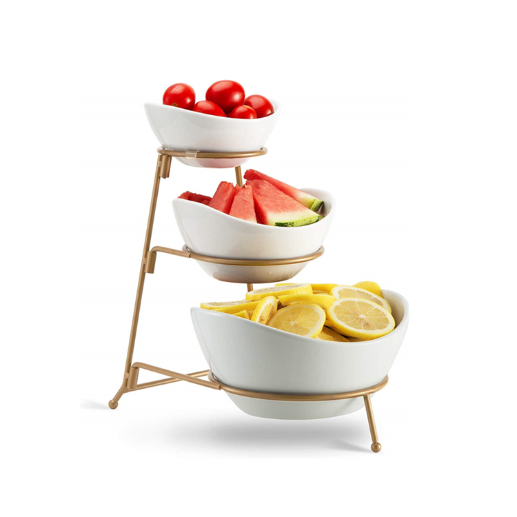 Support blanc et doré