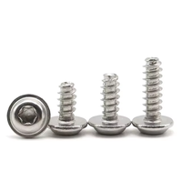 Buatan China Sekrup Self-tapping Kepala Bulat Baja Tahan Karat Berkualitas Tinggi Baru dengan Ekor Datar Torx Berlapis M3-M5