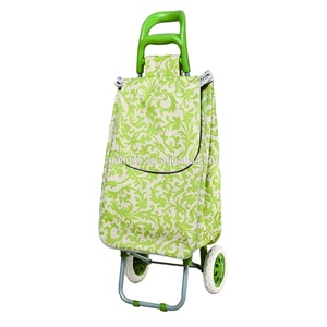 Sac <span class=keywords><strong>pliable</strong></span> de <span class=keywords><strong>chariot</strong></span> à provisions isolé avec le <span class=keywords><strong>chariot</strong></span> utilitaire pliant d'épicerie de roues - Product Image 5