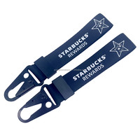 Schlüssel bund Lanyard mit Fabrik Hot Sale Personal isierte Geschenke Kurzer Schlüssel bund Lanyard Outdoor Kletter schnalle Wrist let Schlüssel bund