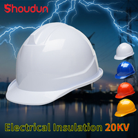 Casque d'électricien très vendu – Protection de la tête, casque de sécurité robuste pour travaux, casque de sécurité pour électricien haute tension et construction
