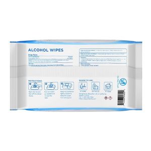 Logo personnalisé d'usine OEM 75% lingettes humides d'alcool 50 pièces de stérilisation de désinfection polyvalente écologique pour le bureau, la maison et la <span class=keywords><strong>voiture</strong></span> - Product Image 3
