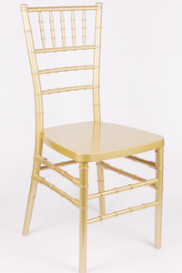 Silla apilable de bambú para exteriores en champán dorado Durable 4CM Cojín desmontable para uso en exteriores - Product Image 5