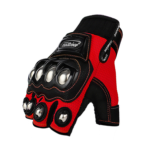 Guantes <span class=keywords><strong>MADBIKE</strong></span> de medio dedo Guantes personalizados de verano para montar en bicicleta Carreras para guantes de motocicleta - Product Image 2