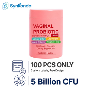 Probiotici Vaginali OEM con Prebiotici, 5 Miliardi di CFU, Integratore Erboristico per la Salute Femminile, 60 Capsule, Supporta Digestione e Sistema Immunitario - Product Image 1