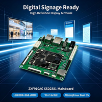 Carte mère d'affichage commercial ZXFELEC SSD2381, carte embarquée Android pour écran publicitaire intelligent, terminal interactif