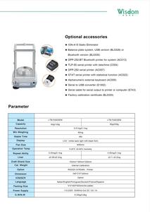 WISDOM 0.01mg/0.00001g 실험실 용량 82g/220g 정확한 분석 균형 모델 SEM 고정밀 세미 마이크로 - Product Image 5