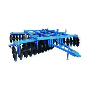 Farm machinery 1BZ series heavy duty hydraulic walking off-set 32 blades disc harrow cultivator