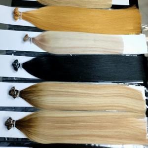 จัสมิน บิวตี้ โฮลเซลล์ เค ทิป 12a เวอร์จิ้น พรีบอนด์ เคราติน แฟลตทิป เรมี่ ผมแท้ยุโรป 100% ต่อผมแบบกำหนดเองได้ - Product Image 4