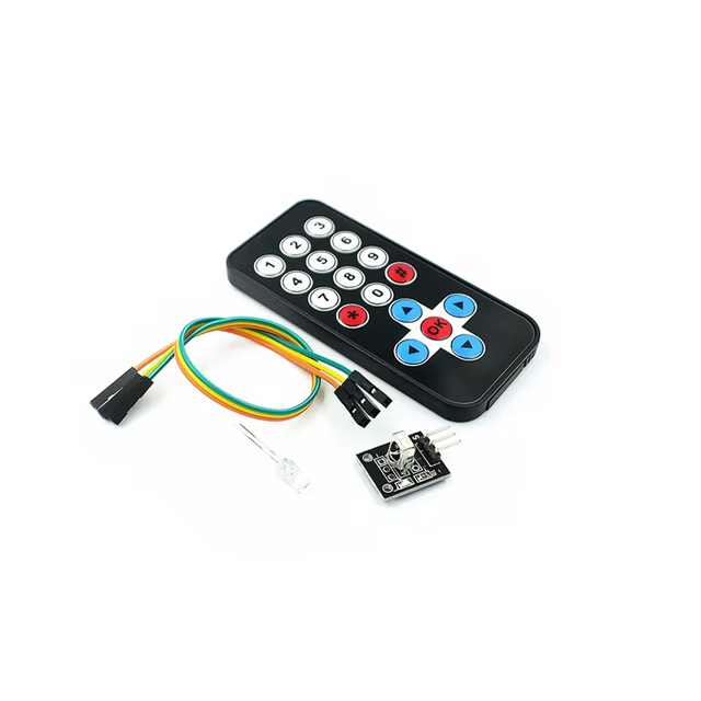 Infrared Wireless Remote Control Kit Black Infrared Remote Control Receiver Board Set