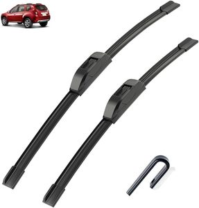Ensemble d'essuie-glaces avant et arrière DOLY pour <span class=keywords><strong>Dacia</strong></span> pour <span class=keywords><strong>Duster</strong></span> 1 2013-2016 pour lame d'essuie-glace sans armature revêtue 20 + 20 + 14 cm - Product Image 1