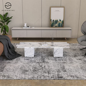 Custom Black Marble Stone Square Coffee <b>Table</b> Durable Luxury Modern Design for Living Room & <b>Rustic</b> <b>Side</b> <b>Table</b> - Product Image 3