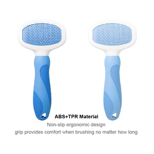 Brosse démêlante colorée pour animaux de compagnie, nouveau design durable, outil de toilettage pour chats et chiens, élimination des nœuds de poils - Product Image 5