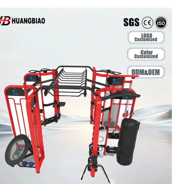 Multi Gym Station Collaborative Jungle Fitness Equipment Machine Cross Fitness Cable Jungle Fitness Equipment