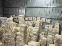 Moule à blocs creux double face haute résistance Reazone en plastique ABS pour briques de béton