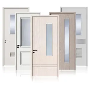 จีน Foshan สมาร์ทโรงงานภายในห้องอพาร์ทเมนท์ราคาถูก wpc ประตูไม้เนื้อแข็งประตูอื่น ๆ