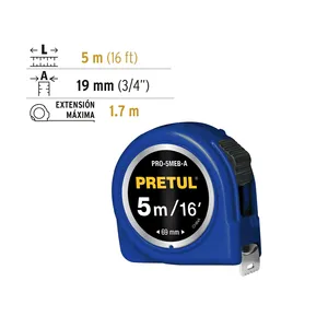 Master con 72 unità nastro blu misura 5 m nastro 19mm, su scheda, PRETUL - Product Image 3