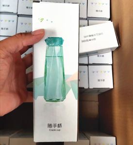 Bouteille d'eau en plastique style cristal, anti-fuite, pour sport, voyage, gym, lait et jus de fruits - Product Image 2