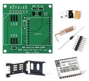 M590E ฟังก์ชั่น GPRS GSM ชุด DIY <span class=keywords><strong>M590</strong></span> GSM GPRS 900M-1800m SMS ทดสอบ CPU MCU - Product Image 2