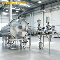 PLC-gestuurde CE-gecertificeerde vacuüm continu-banddroger met touchscreen, laagtemperatuur fruitpoeder droogmachine