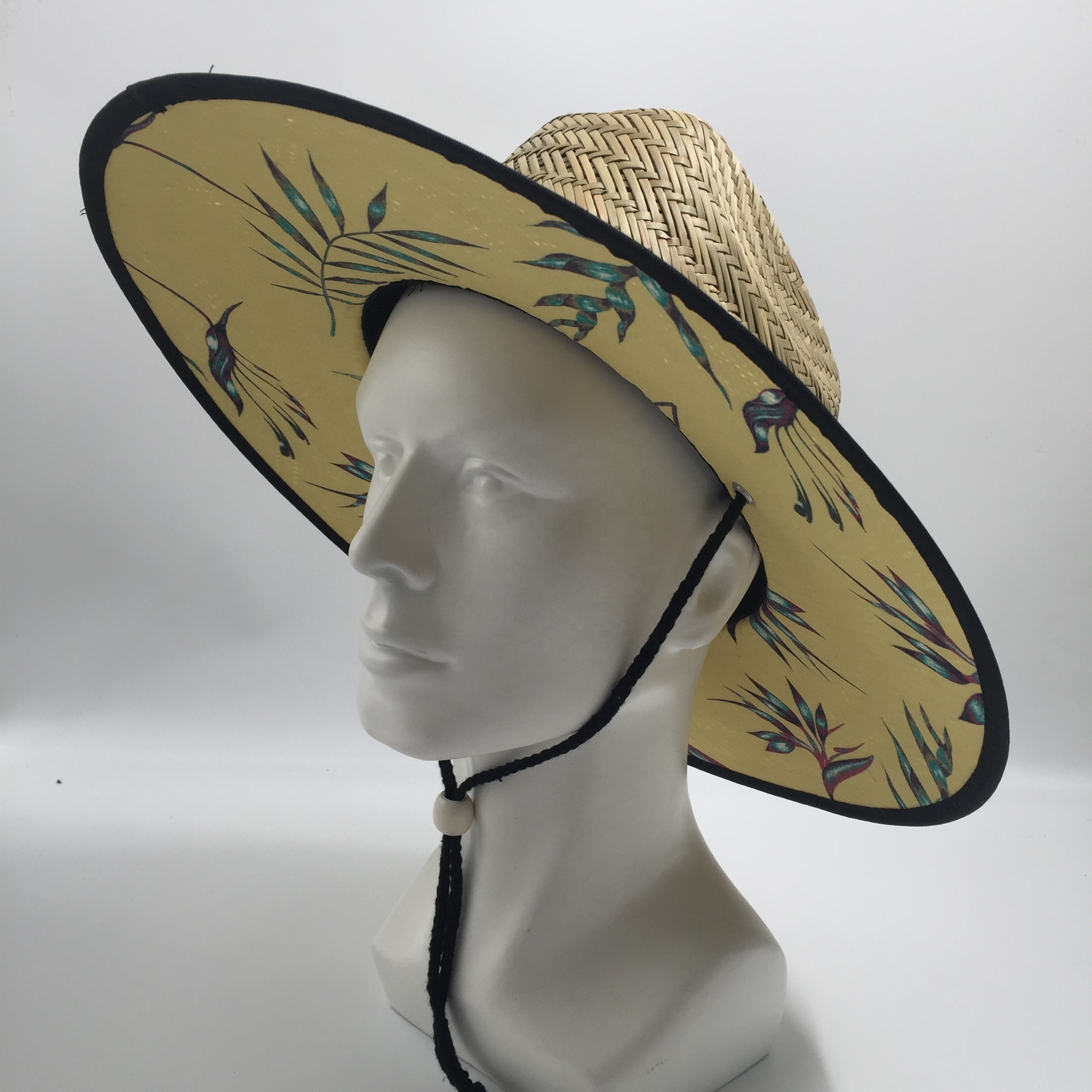 OEM наружная широкополая Солнцезащитная натуральная трава Lifeguard соломенная Солнцезащитная шляпа