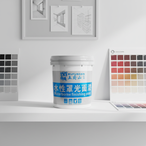 Revêtement architectural Wufushan, revêtement liquide acrylique, monocomposant, semi-brillant, revêtement pour bâtiments à pulvériser - Product Image 4