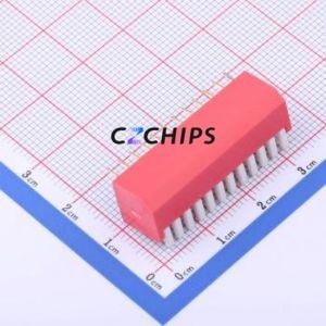 TE-12 DIP Switch Through hole Component (THT) Switch ( Number of Switch Sections: 12 )( Lead Spacing: 2.54mm ) - Product Image 2