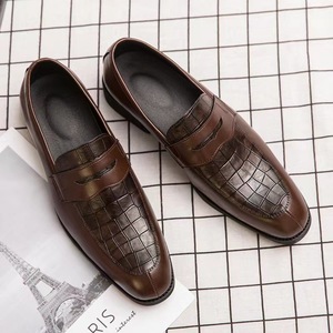 <span class=keywords><strong>Scarpe</strong></span> da <span class=keywords><strong>uomo</strong></span> in similpelle lucida con cuciture a reticolo Comfort Business, nuovo design, slip-on. - Product Image 6
