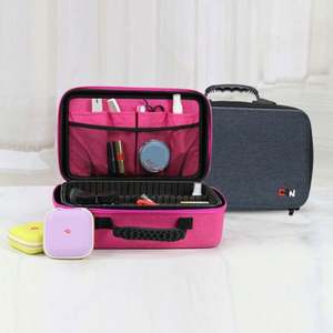 Custom DIY EVA Travel <b>Makeup</b> Train Case <b>Makeup</b> Cosmetic Bag Case <b>Box</b> Organizer Portable Storage Toiletry Make up Bag - Product Image 1