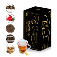 GANOHERB Chine Vente en Gros OEM Mélange de Thé Minceur aux Herbes Ingrédients Naturels Sachets de Thé Fournisseur d'Usine à Prix Compétitif