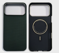 Coque de téléphone magnétique en fibre d'aramide légère (20g) pour iPhone 17 Pro Max, avec découpe précise et protection antichute, disponible en gros