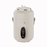 Cuisinière à riz électrique multifonction portable avec fonction maintien au chaud et minuteur numérique, capacité jusqu'à 1L, pour usage domestique, extérieur et hôtelier