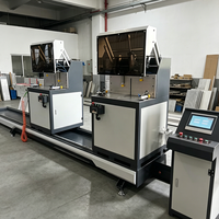 Sierra Ingletadora Compuesta Automática CNC de Doble Cabezal para Corte de Precisión en Cualquier Ángulo de Perfiles de Aluminio Extruido