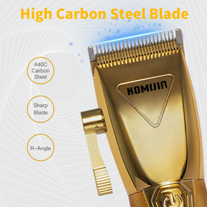 Tondeuse à cheveux sans fil professionnelle avec écran LCD, ensemble de tondeuse à barbe rechargeable avec lames en acier inoxydable, moteur 6500 tr/min - Product Image 4
