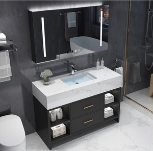 Led <span class=keywords><strong>baño</strong></span> <span class=keywords><strong>espejo</strong></span> de vanidad con estante de mármol pintura Polonia <span class=keywords><strong>espejo</strong></span> luces conjunto de gabinete lavabo de madera <span class=keywords><strong>baño</strong></span> vanidad - Product Image 2