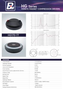 ทวีตเตอร์คุณภาพสูง 75.5 มม. VC 80-160 วัตต์ กำลังขับเสียงแบบบีบอัด ความต้านทาน 8 โอห์ม สำหรับเวทีคาราโอเกะกลางแจ้ง - Product Image 4