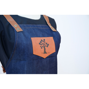 Salons de coiffure <span class=keywords><strong>Cape</strong></span> pour barbier Denim tablier teinture <span class=keywords><strong>coiffeur</strong></span> tissu jupe vêtements de travail barbier tissu pour Salon - Product Image 2