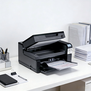 Scanner CCD haute vitesse A4 Kodak I2900 600x600 dpi, garantie 1 an, lit plat intégré + ADF, numérisation automatique recto verso continue, 60 numérisations - Product Image 2
