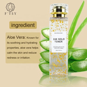 Advanced 24K Gold Face Toner Anti-envejecimiento Water Gold Foil Glow Tonic - Product Image 6