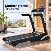 Tapis roulant pliable K-FIT GS-151D-D avec cadre en acier, roues de transport à amortissement pneumatique pour la marche et la course en intérieur
