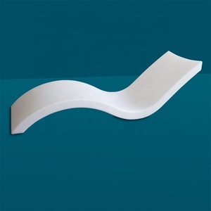 Chaises longues de piscine de qualité hôtelière <span class=keywords><strong>en</strong></span> forme de S Chaise longue dans l'eau et lit de soleil de piscine de station de plage - Product Image 2