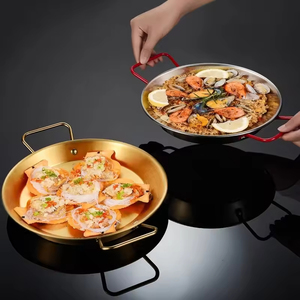 Sartén de Acero Inoxidable para Mariscos, con Doble Asa, Capacidad de 1-2L, Apta para Gas e Inducción, Sin Tapa - Product Image 5